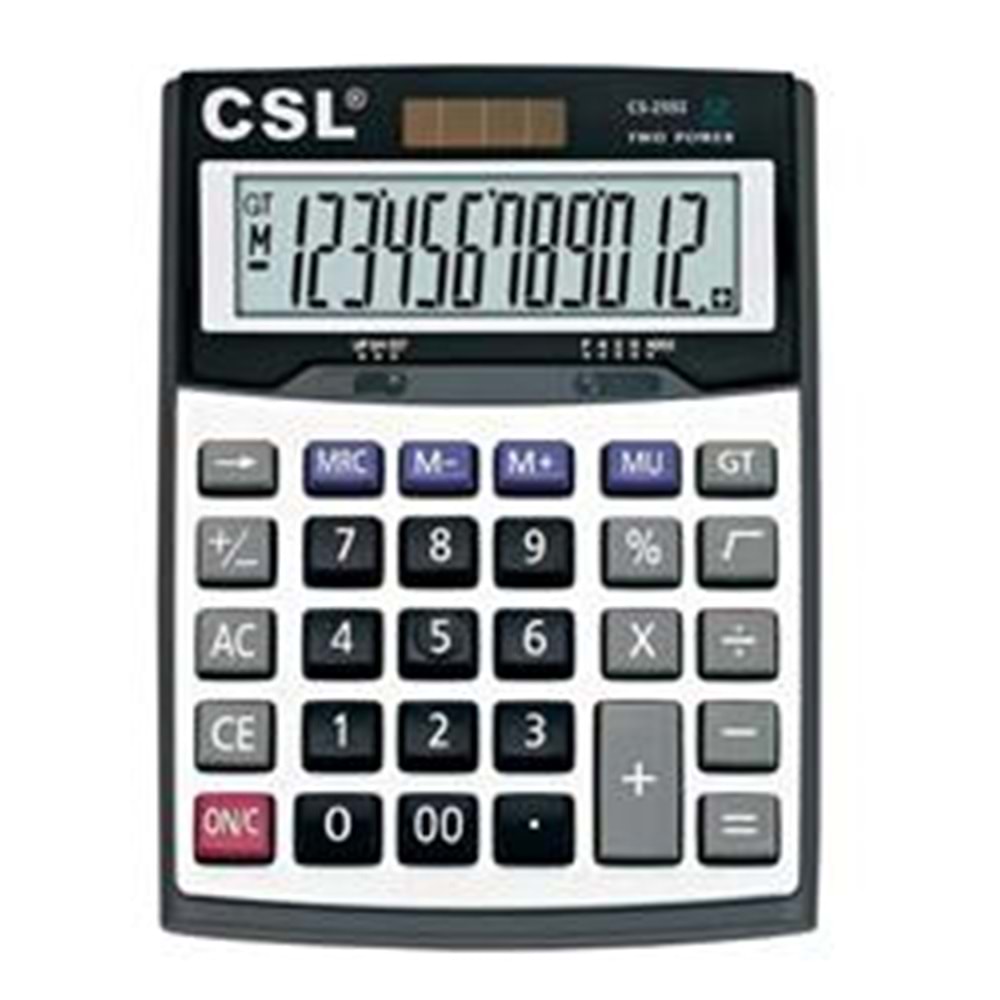 CSL CS-2592 12 Hane Masa Tipi Hesap Makinesi