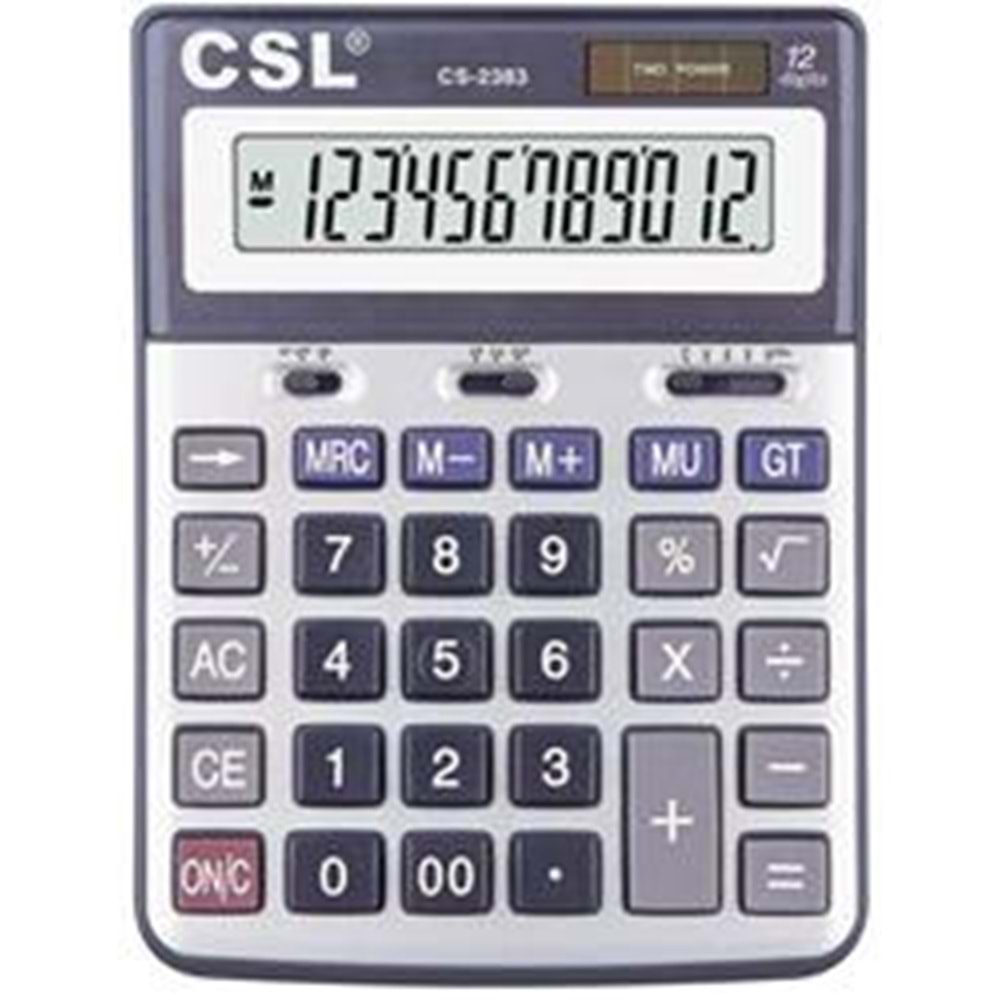 CSL CS-2383 12 Hane Masa Tipi Hesap Makinesi