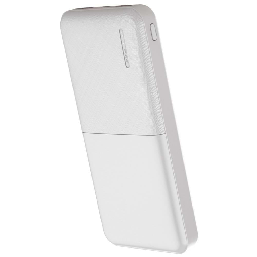 SnapMax SNP-3009 Beyaz 10.000 mah Powerbank 2x USB Çıkışlı 1 Type-C ve 1 Micro Girişli