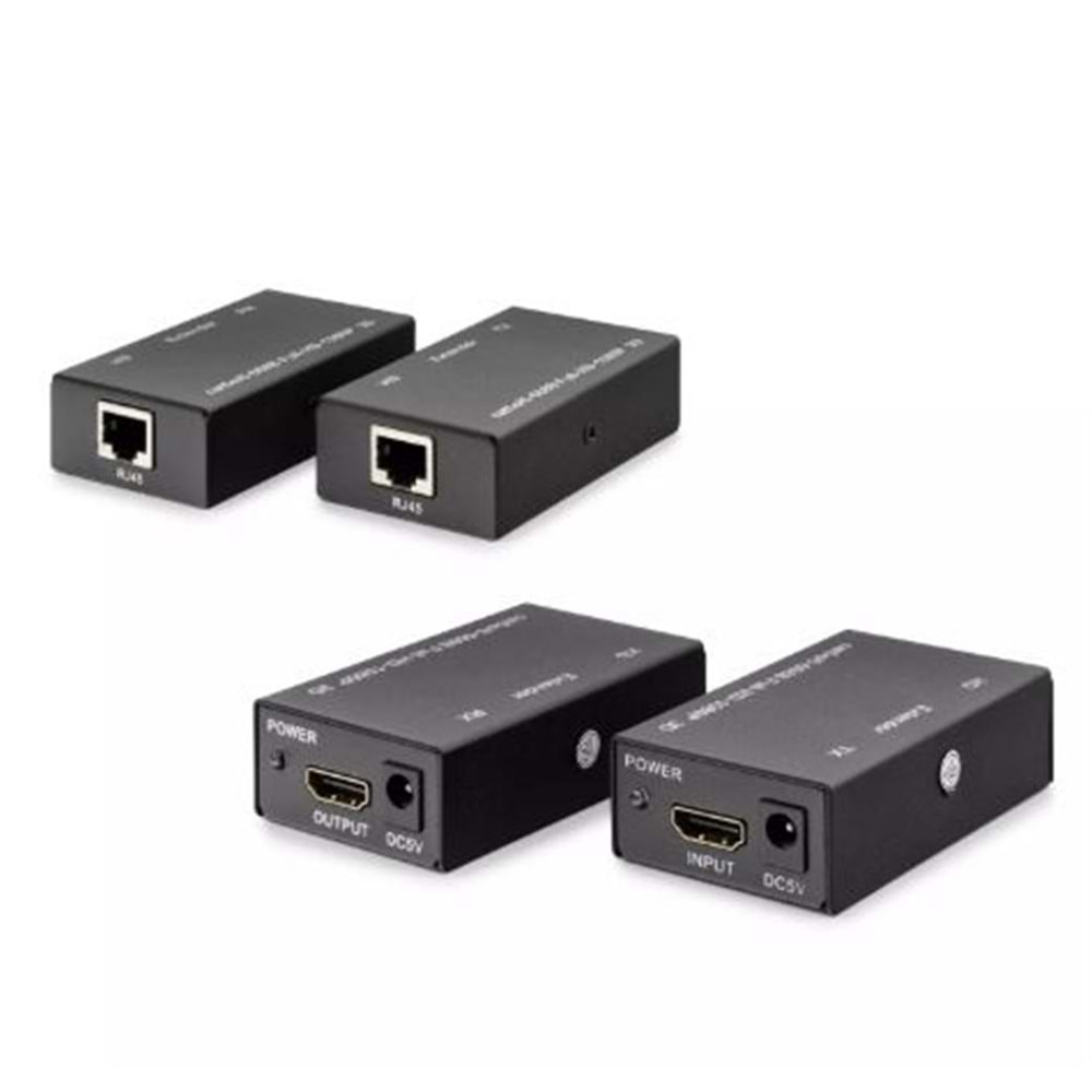 Hadron Hdx1342 60M Hdmi Extender 1080p ekran 1,65 Gbps Siyah