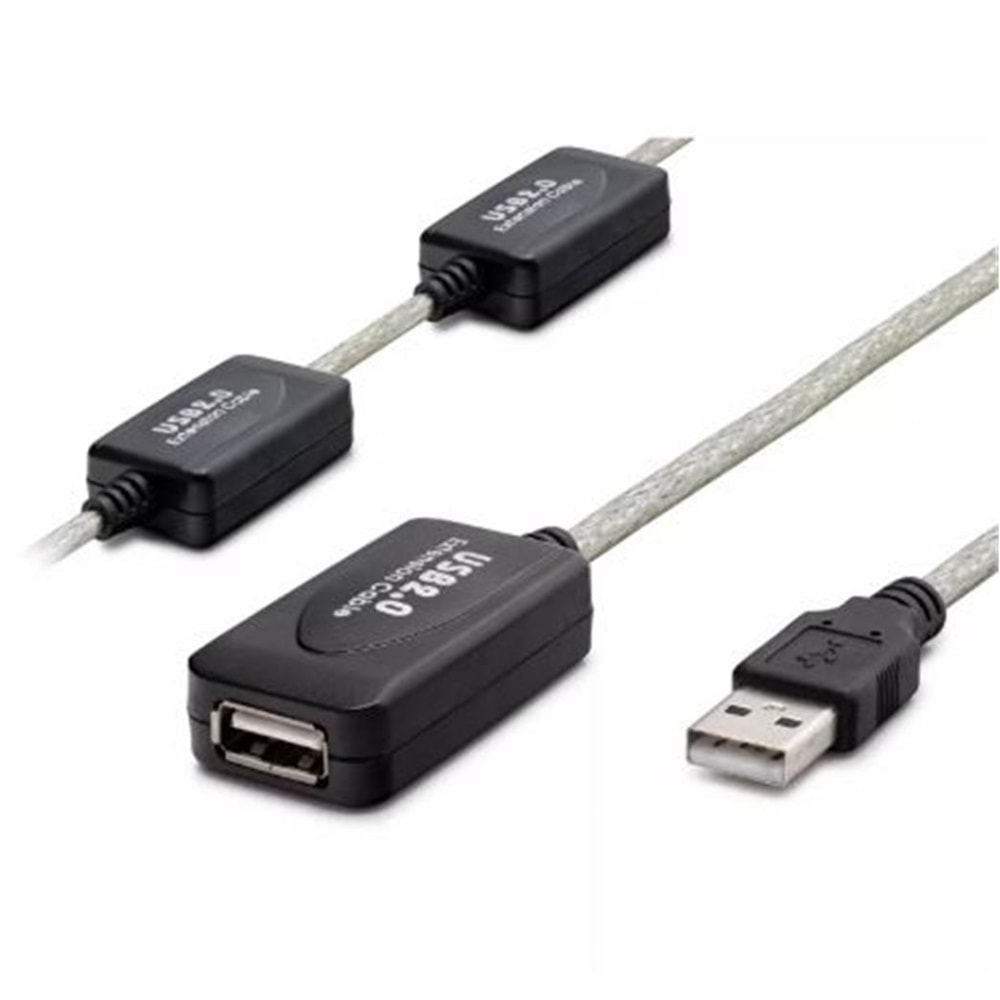 Hadron Hdx7546 25mt Usb To Usb F Kablo Silver