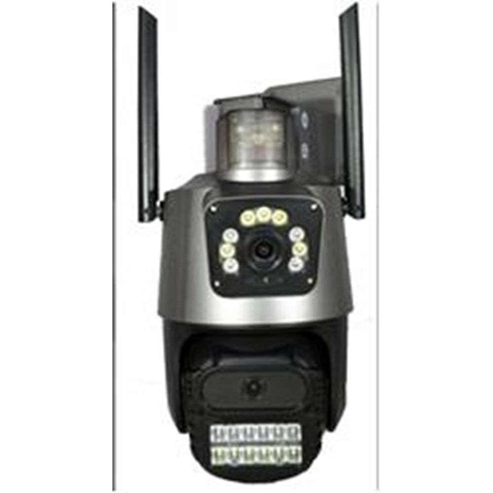 Apronx APX-WP242 6Mp 2.8mm Çift Kamera 19 Led Wifi PTZ