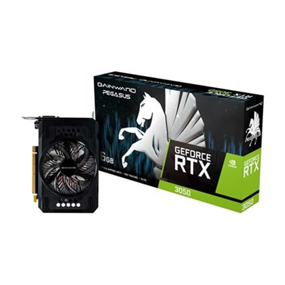 Gainward RTX3050 Pegasus NE63050018JE-1070E 6GB GDDR6 96Bit Gaming (Oyuncu) Ekran Kartı