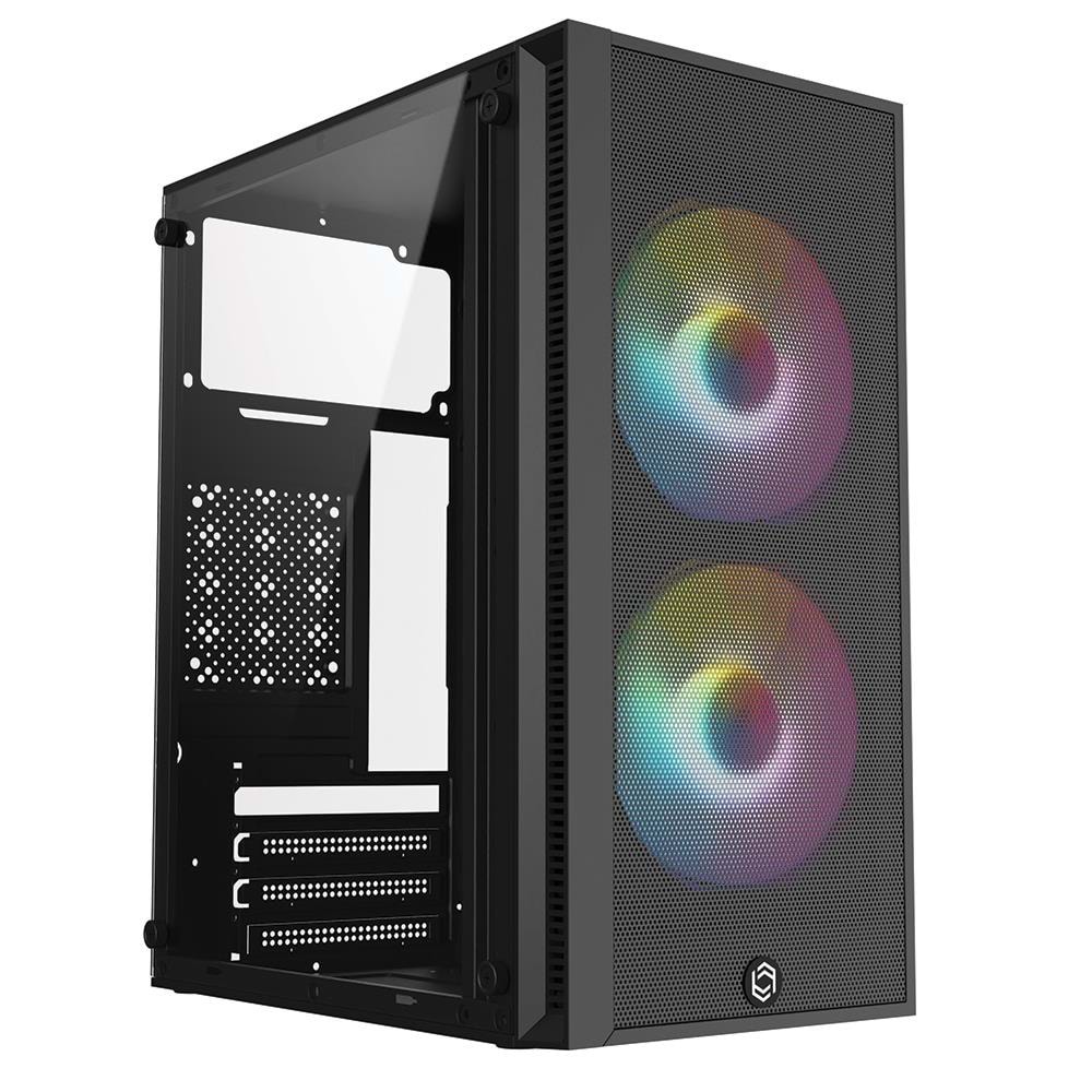 Frisby FC-8970G Mini Tower Gaming Kasa (300W) 2 x 120mm Rainbow Fan
