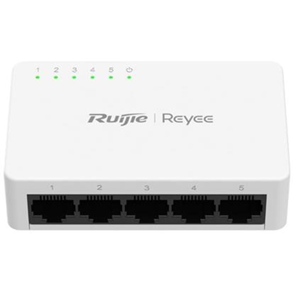 Ruijie Reyee RG-ES05G-L 5 Portlu 10-100-1000 Gigabit Tak Çal Tak Çalıştır Switch Plastik Kasa