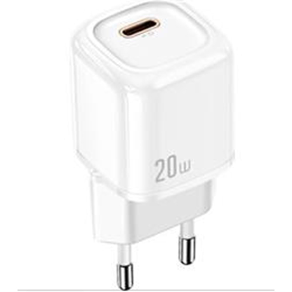 Mcdodo Ch-8290 20W Mini Pd Type-C Girişli Şarj Adaptörü-Beyaz