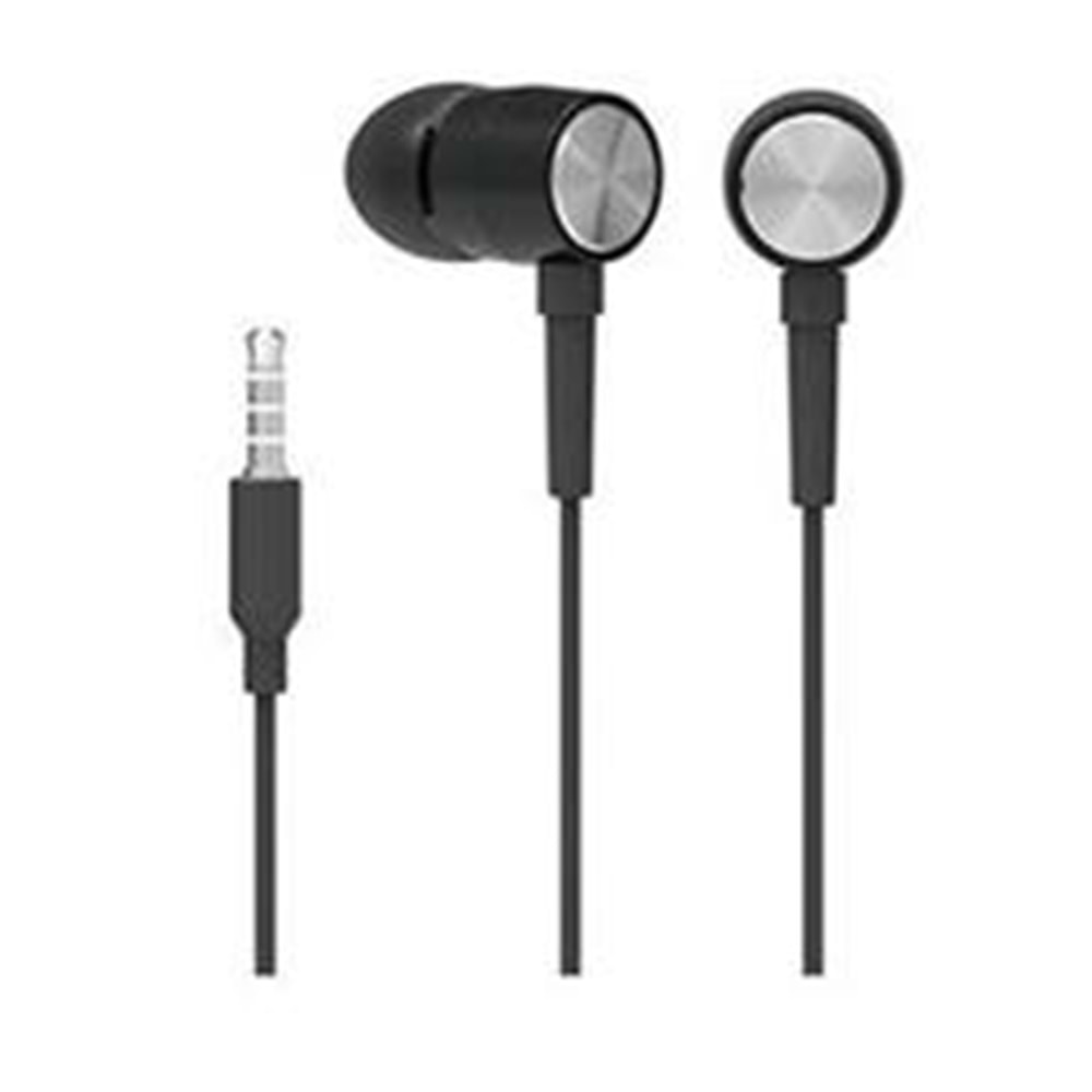 Hp DHH-1111-BK Kablolu Kulakiçi 3.5mm Jack Mikrofonlu Siyah Kulaklık