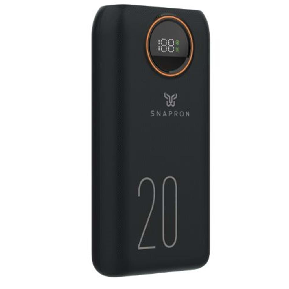 Snapron SNP-3013 20.000 Mah LCD Ekran Dahili Kablolu 22.5w Hızlı Şarj Powerbank
