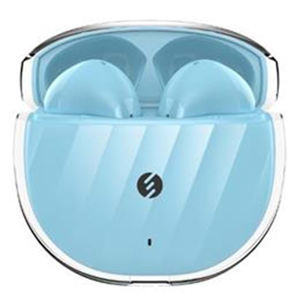 S-link Harmony X1 Mavi 4 Mikrofonlu ENC Bluetooth V5.4 TWS Gerçek Kablosuz Kulaklık 