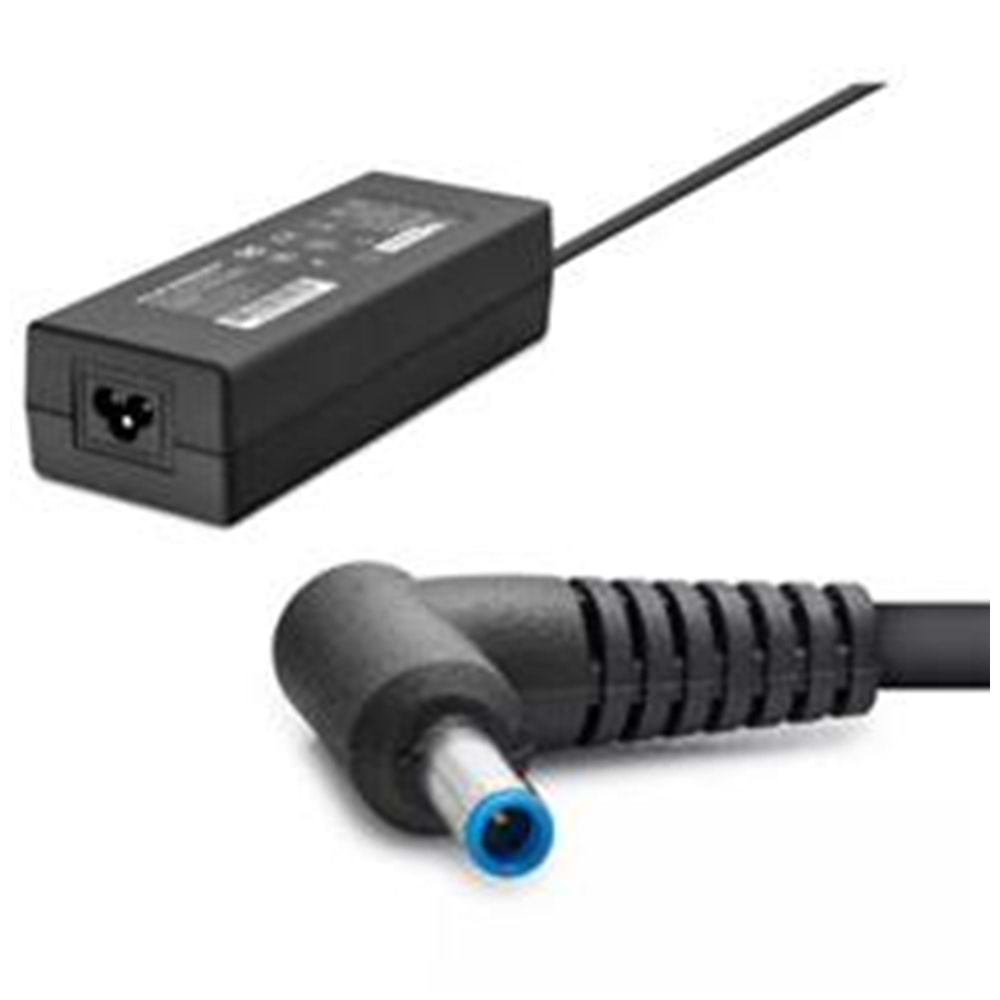 Hadron HD8857 HP - DELL Uyumlu 19V 8A 152W Laptop Adaptörü (4.5 x 3.0 mm Mavi İnce Uç) Siyah