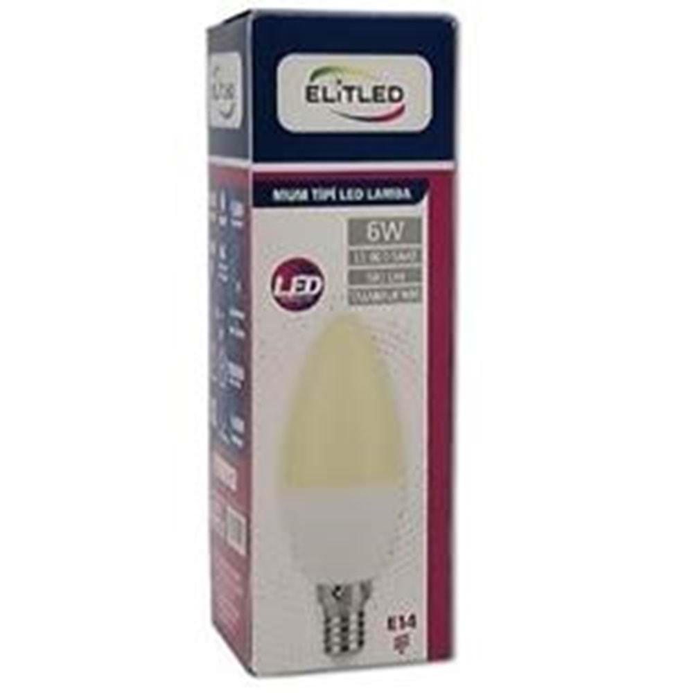 ELİTLED MUM SARI AMPUL 6W