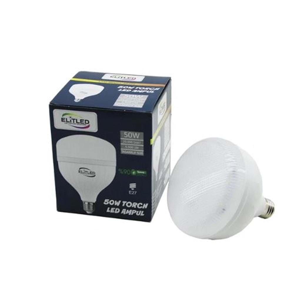 ELİTLED 50W BEYAZ TORCH AMPUL 