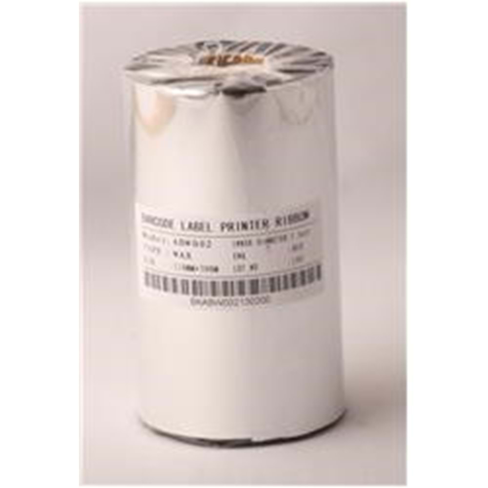 Ribbonsan RB00007 WX-10FBK 110-450MT Wax Ribbon