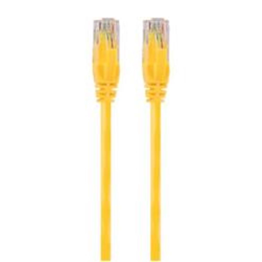 S-link SL-CAT601YE 1m Sarı CAT6 Kablo