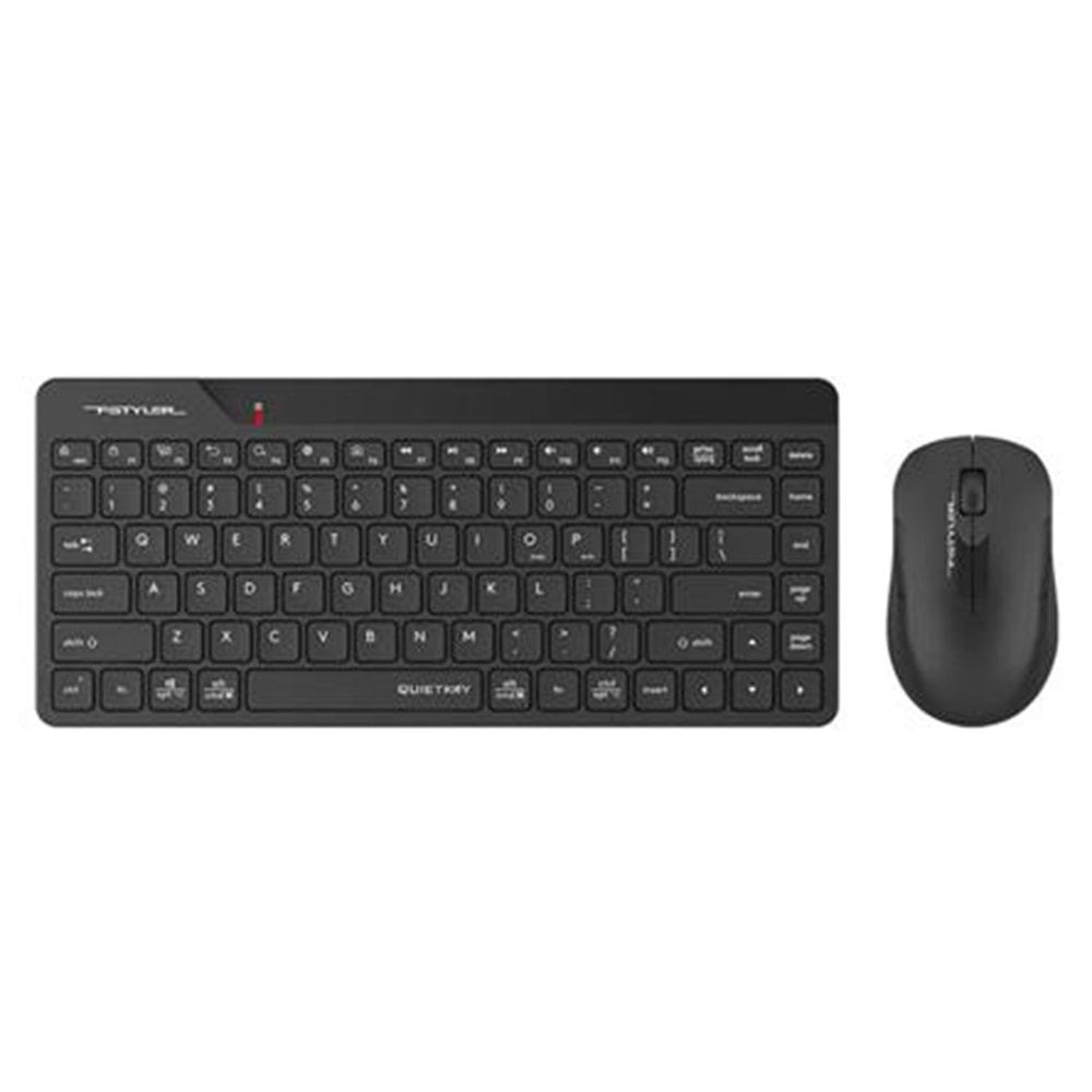 A4 Tech FG2200 Siyah 2.4GHz FN-MM Türkçe Q 1200DPI Mini Klavye & Mouse Set