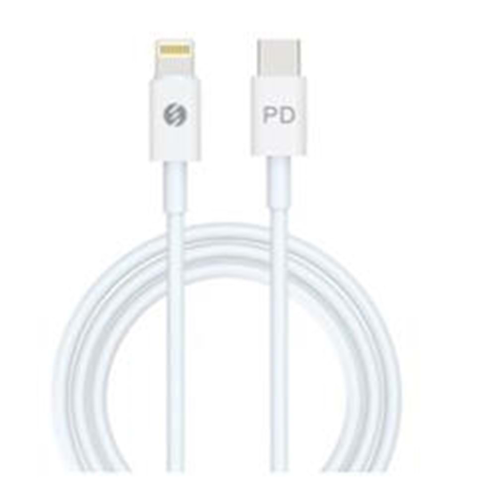 S-link IP-SW21 TypeC to Lightning C94 Lisanslı PD Hızlı Data + Şarj Kablosu