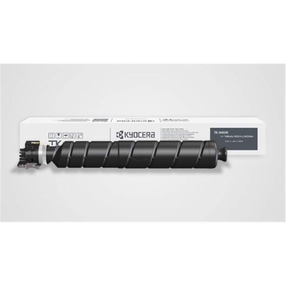 Kyocera TK-8455K Black Siyah Orjinal Fotokopi Toneri TASKalfa MZ2501ci - MZ3501ci 25.000 Sayfa