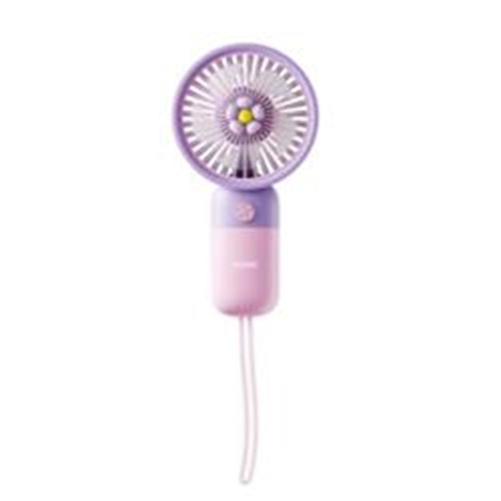 Asonic AFN24 Mor 500mAh 3 Hız Kademeli Masaüstü Usb Fan