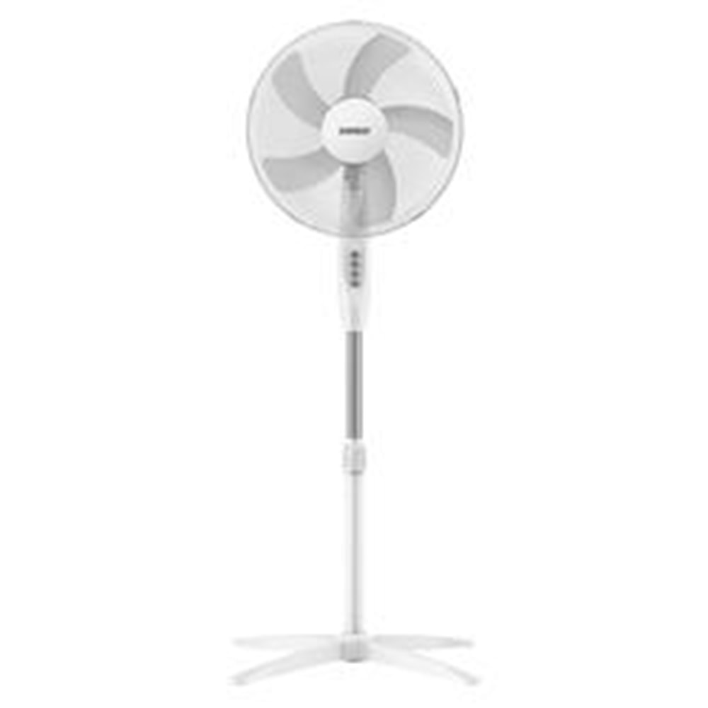 Everest FAN10 Valora Air Beyaz-Gri 16 Maks 45W 3 Kademe 1200RPM Yıldız Ayak 5 Bıçaklı Vantilatör