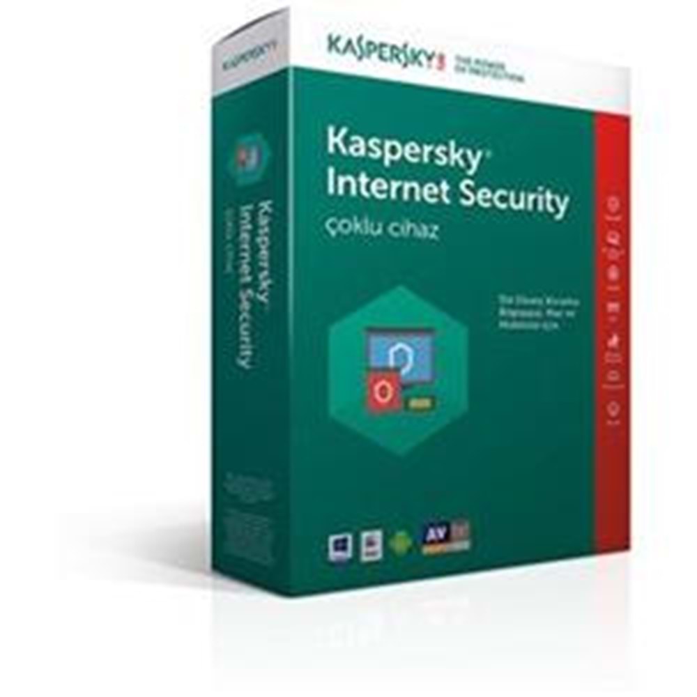 Kaspersky Internet Security 3 Kullanıcı 1 Yıl Plus