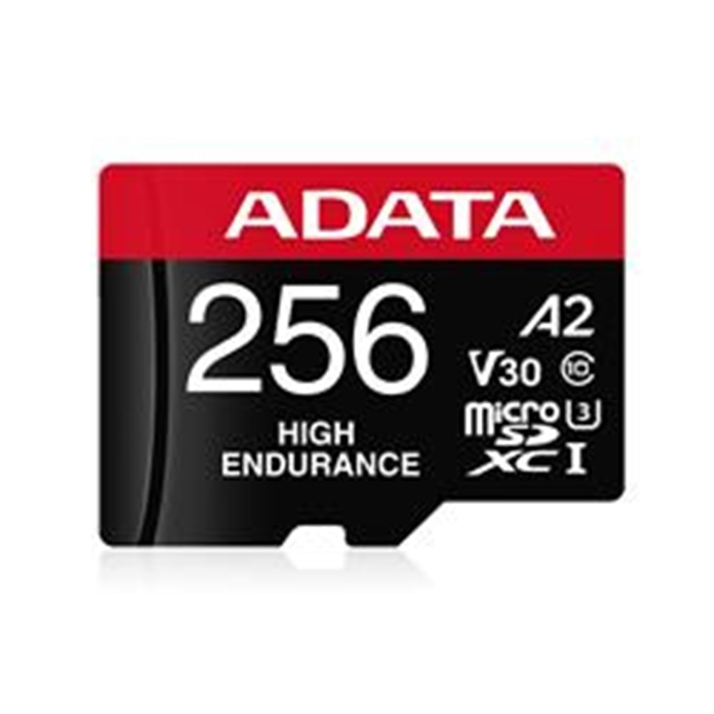 Adata 256 GB High Endurance microSDXC 4K U3 V30 A2 Hafıza Kartı