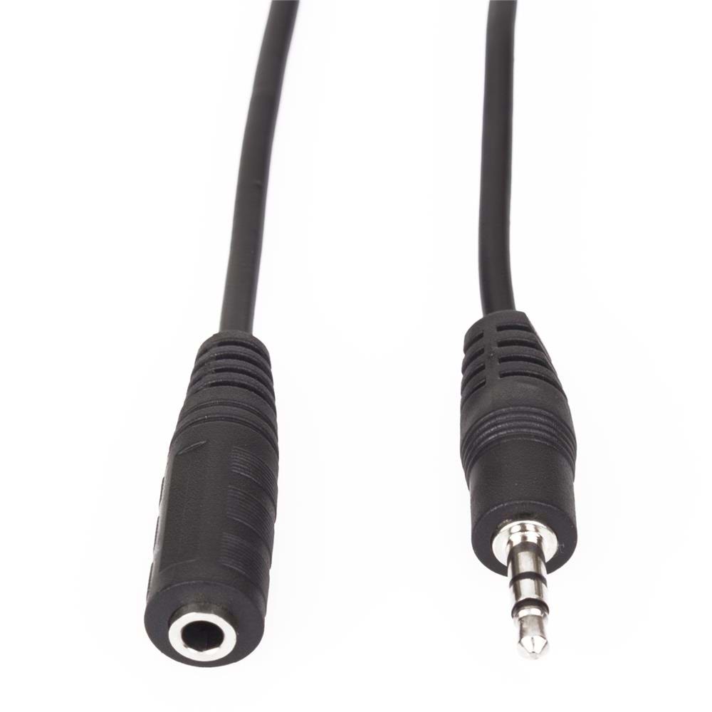 Vcom CV202-5.0 5.0Mt 3.5mm Stereo Uzatma Ses Kablosu