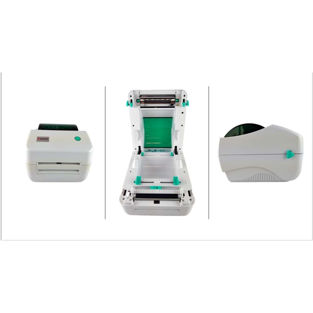 Perkon PR-420D Direct Termal 203DPI Usb+Seri+Ethernet Barkod Yazıcı 