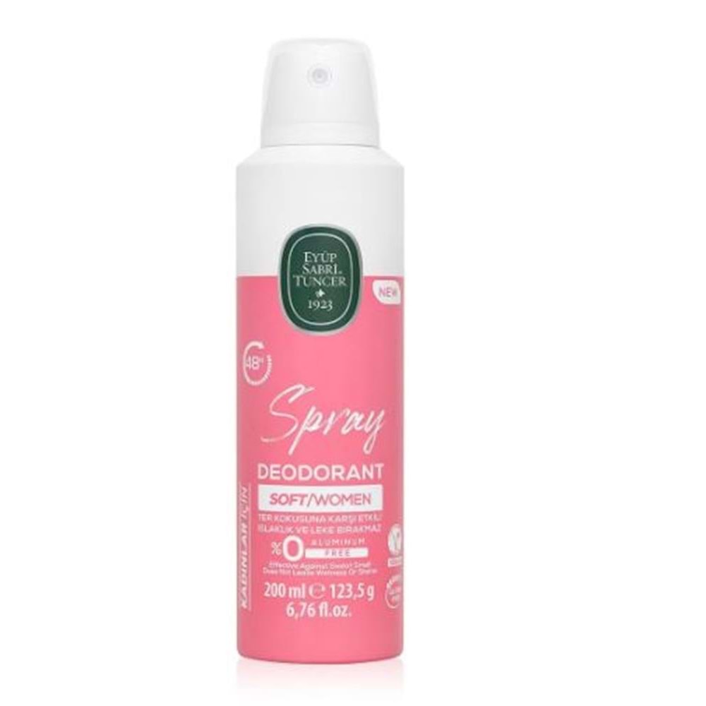 Eyüp Sabri Tuncer Soft - Kadın Sprey Deodorant 200 ml
