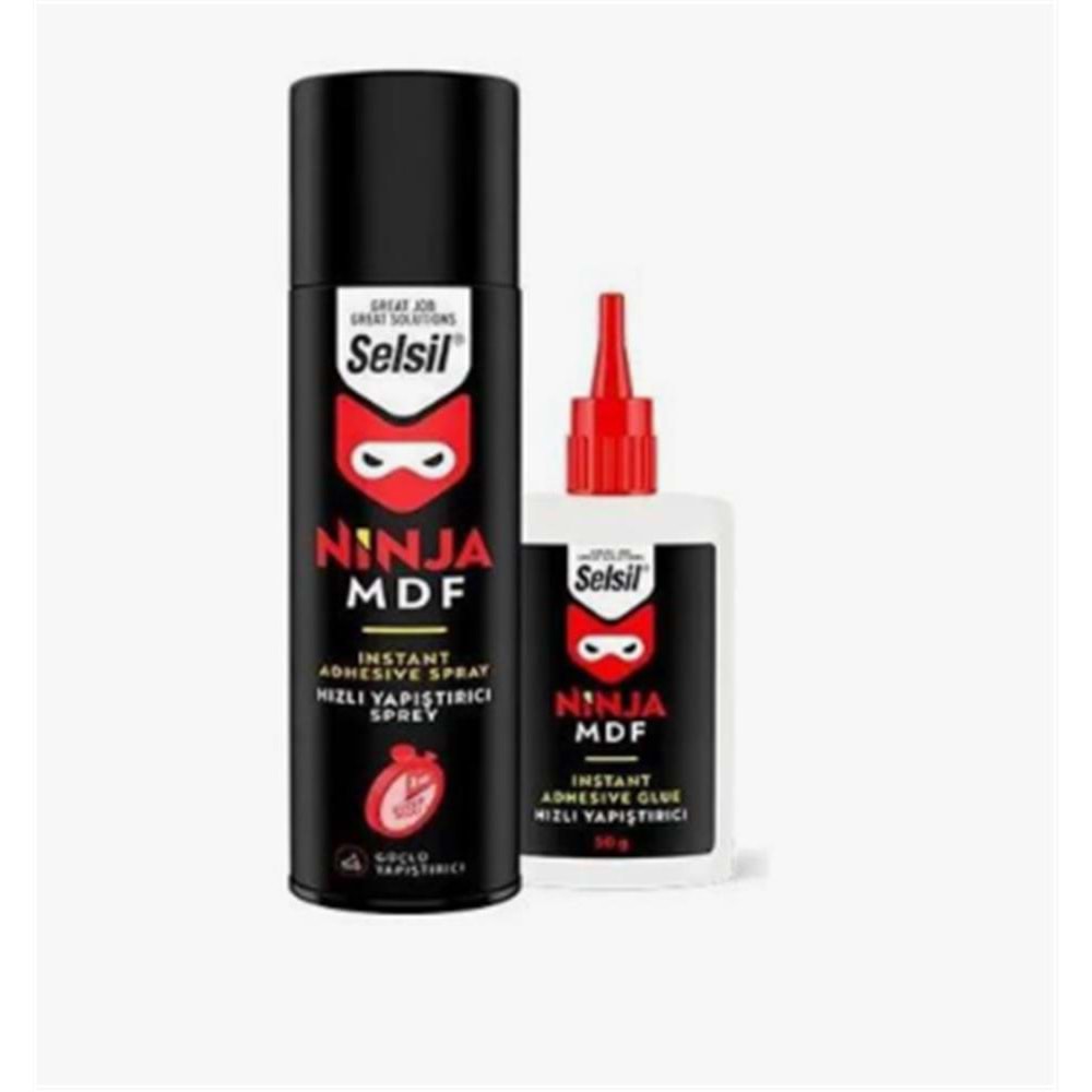 Selsil Mdf Kıt Hızlı Yapıştırıcı 400ml 2827