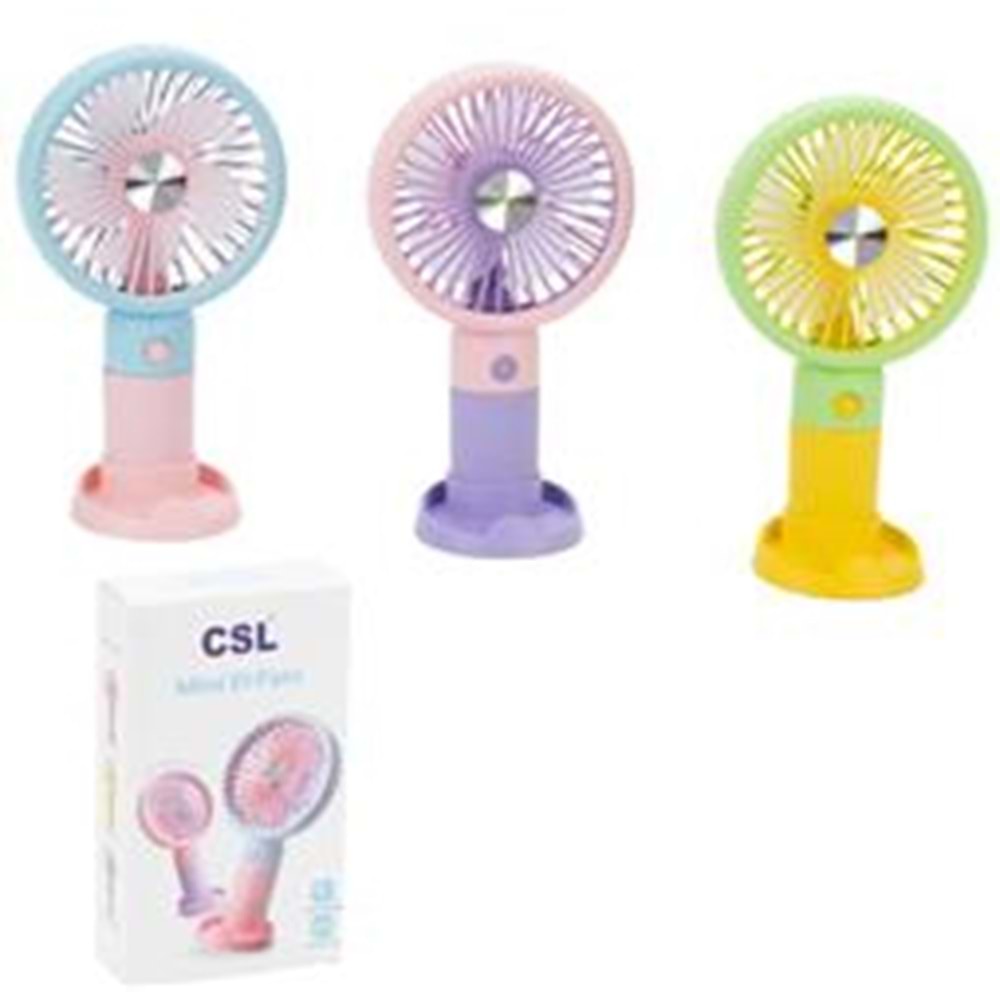 CSL XF Şarjlı Mini Fan Pembe