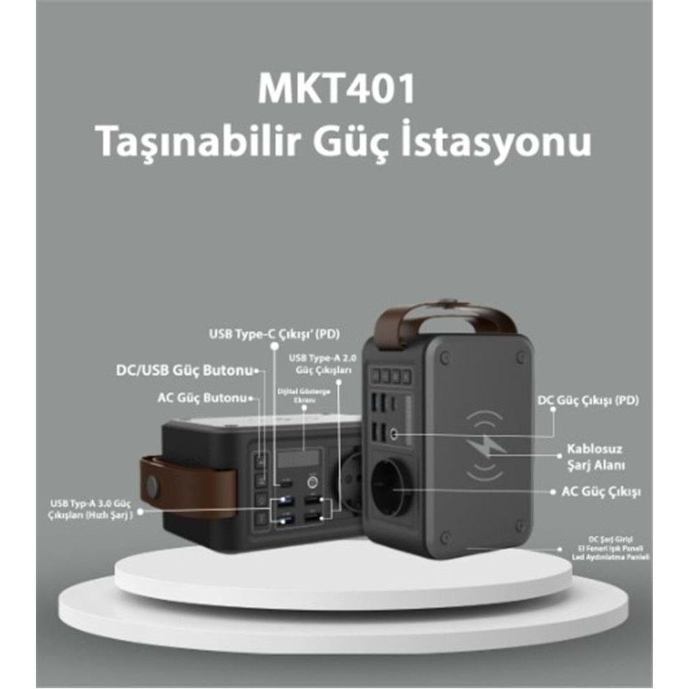 Makim MKT401 TAŞINABİLİR GÜÇ İSTASYONU