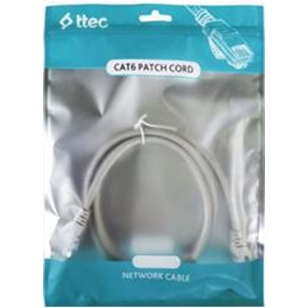 Ttec KBL-PTCH-50CMG Cat6 0.50MT Gri Utp Patch Kablo 