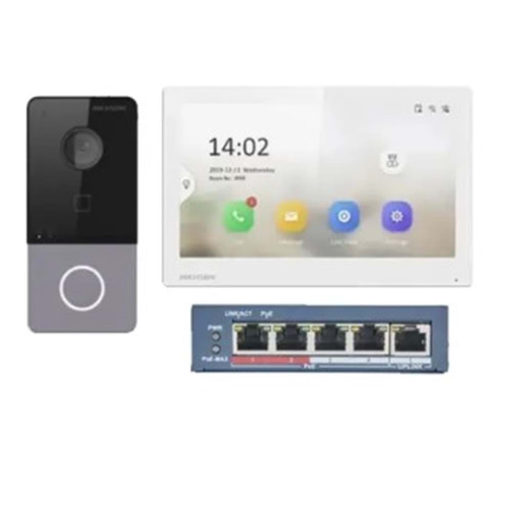 Hikvision DS-KIS607-S İp Vİdeo İnterkom Kit