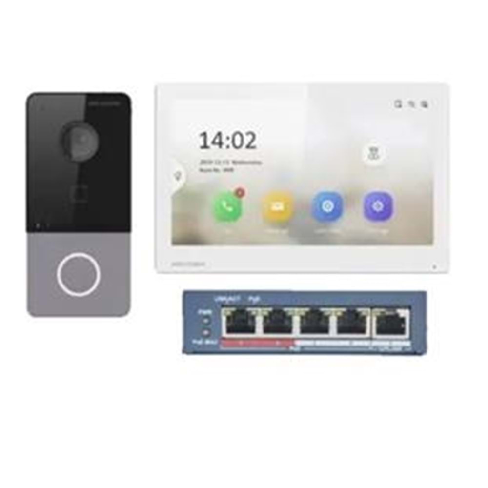Hikvision DS-KIS607-S İp Vİdeo İnterkom Kit