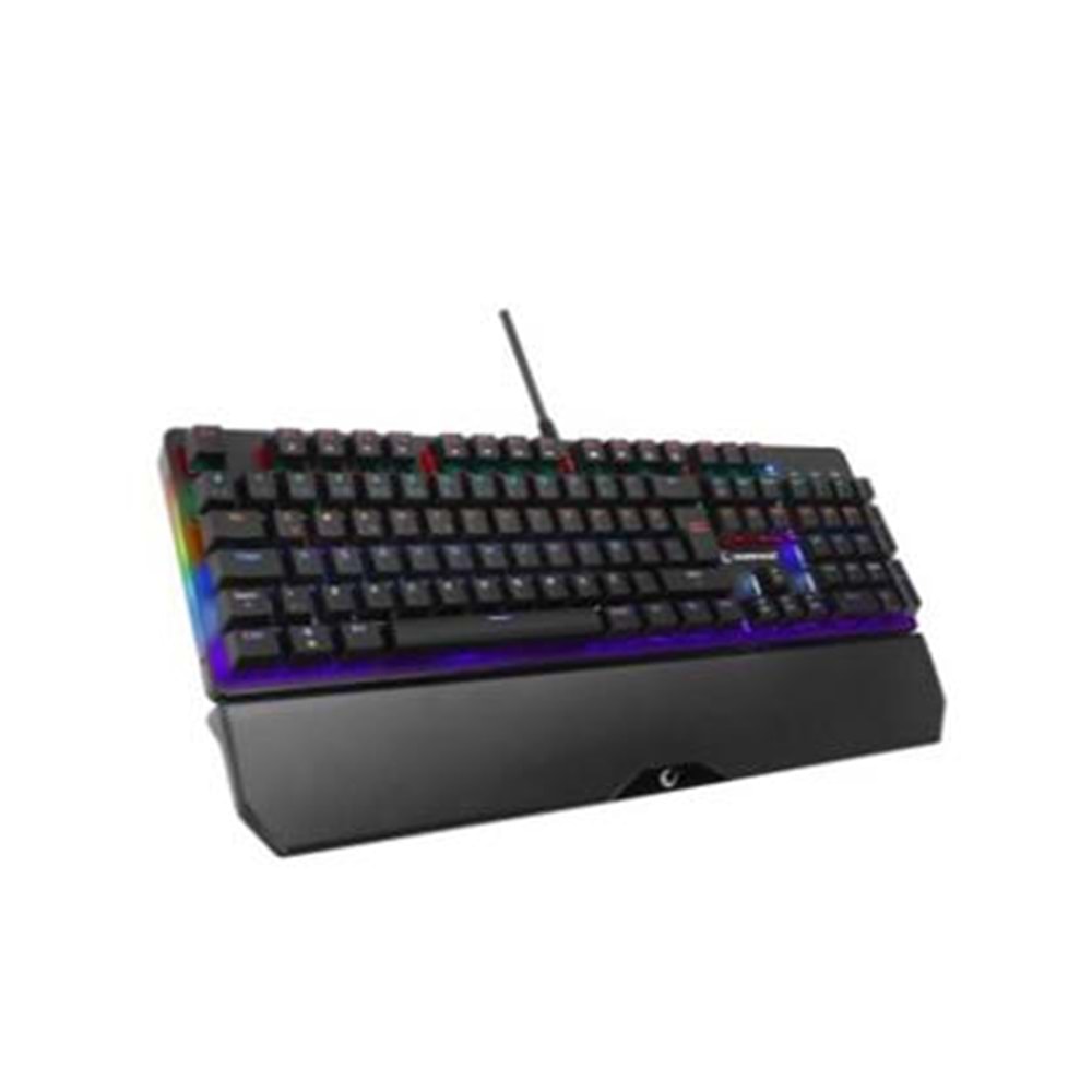 Rampage KB-R86 UMBRA Siyah USB Rainbow Aydınlatmalı Red Switch Mekanik Gaming Oyuncu Klavye