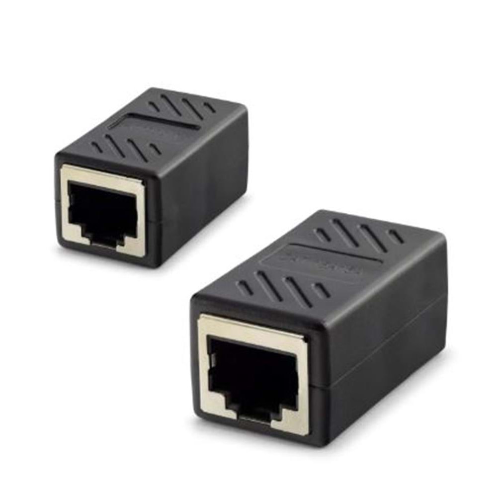 HADRON HDX5066 RJ45 Dişi - Dişi Uzatma Adaptörü - Siyah