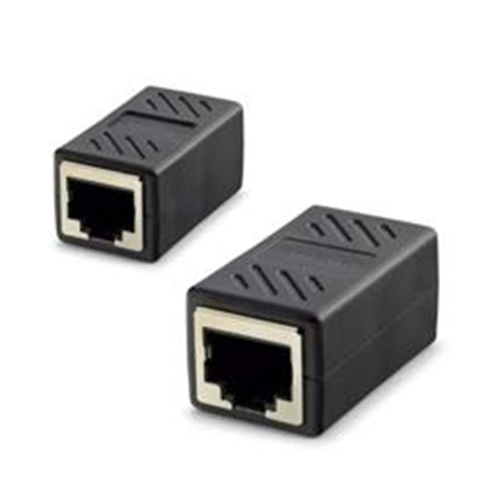 HADRON HDX5066 RJ45 Dişi - Dişi Uzatma Adaptörü - Siyah