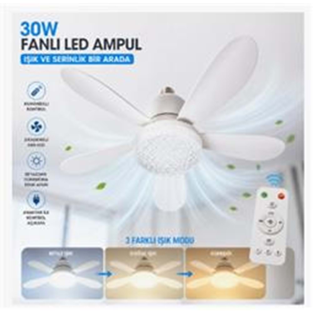 ELİTLED FANLI LED AMPUL EL-02 