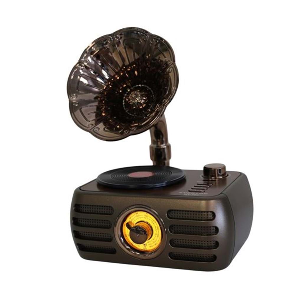 Everton Rt-704 Gramafonlu Bluetooth Fm-Usb-Tf-Aux Şarjlı Nostaljik Radyo