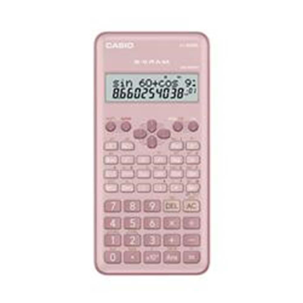 Casio FX-82MS-2-PK-W-DTF Versiyon Bilimsel Pembe Fonksiyonlu Hesap Makinesi