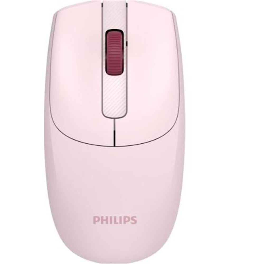Philips SPK7398P 1600DPI Kablosuz Sessiz Optik Pembe Mouse 