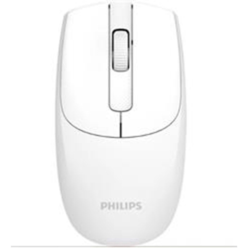 Philips SPK7398W 1600DPI Kablosuz Sessiz Optik Beyaz Mouse 