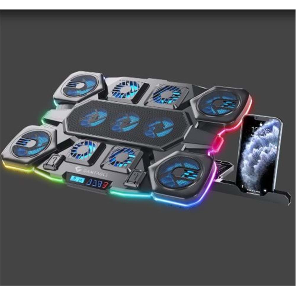 Gameagle GE2007 Vortex K11 RGB Notebook Soğutucu 17.3