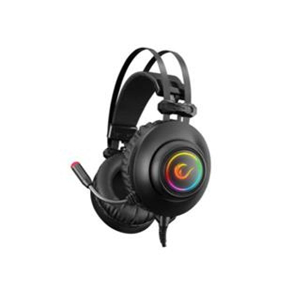 Rampage RM-K1 PULSAR Siyah Usb 7.1 Surround+Titreşim RGB Gaming Oyuncu Mikrofonlu Kulaklık