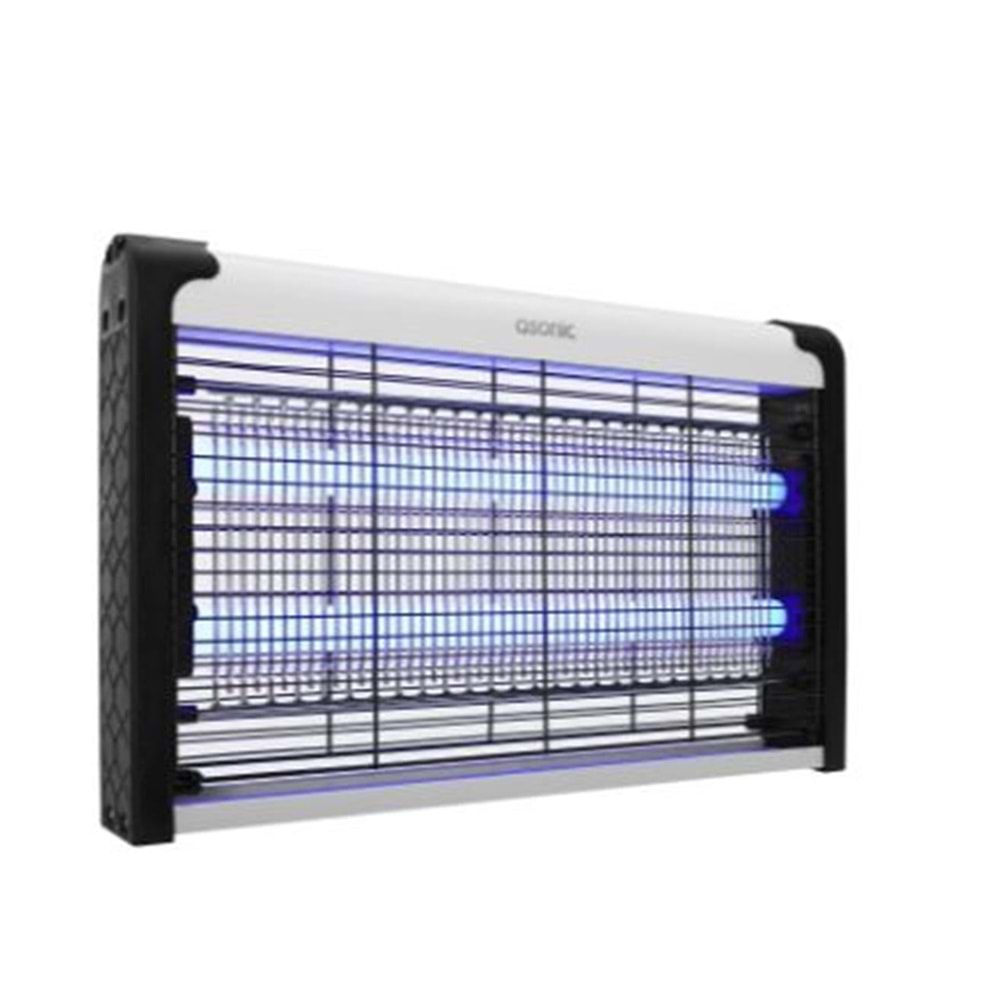 Asonic S26 Çift Cam LED Zincir Askısılı Sanayı Tipi Sinek Öldürücü XL Boy 20W+ 2000V