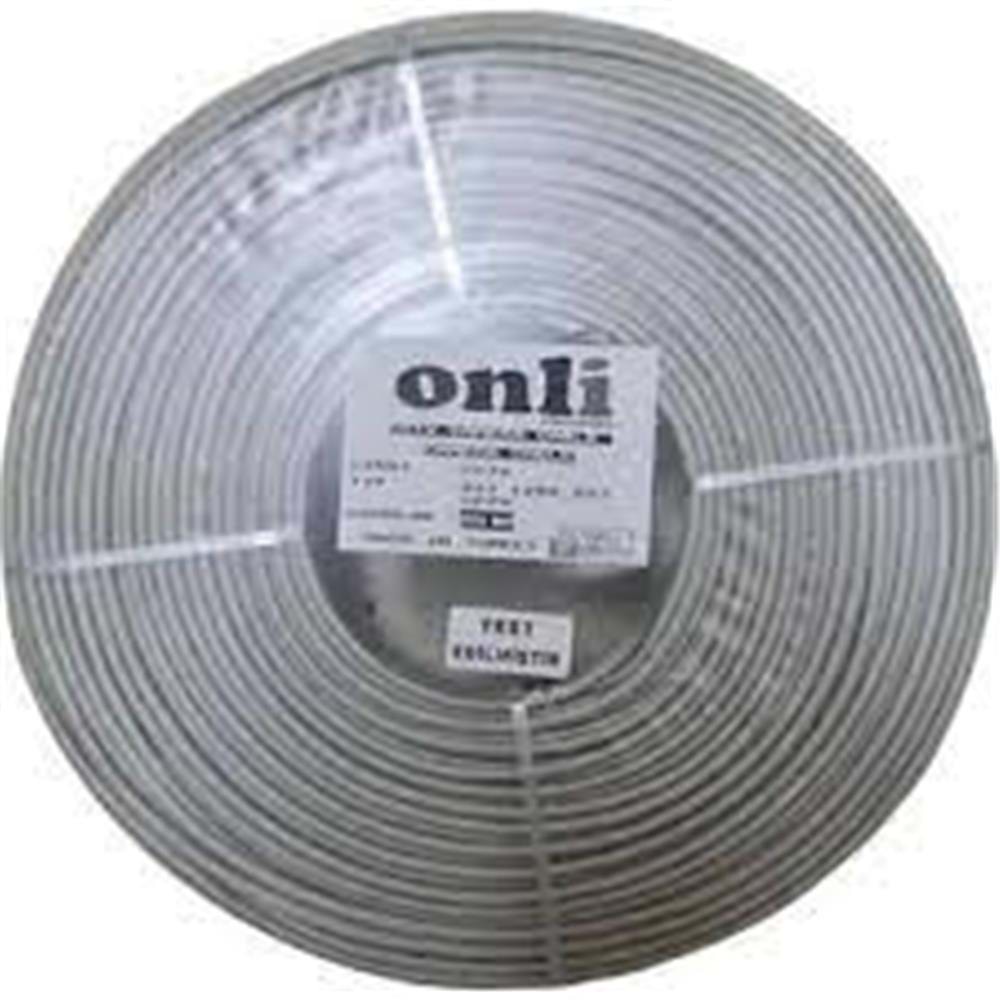 Onli ON-4140 4+1 1x0,50 mini Coax 2x0,50mm 250 metre CCA Kamera Kablosu