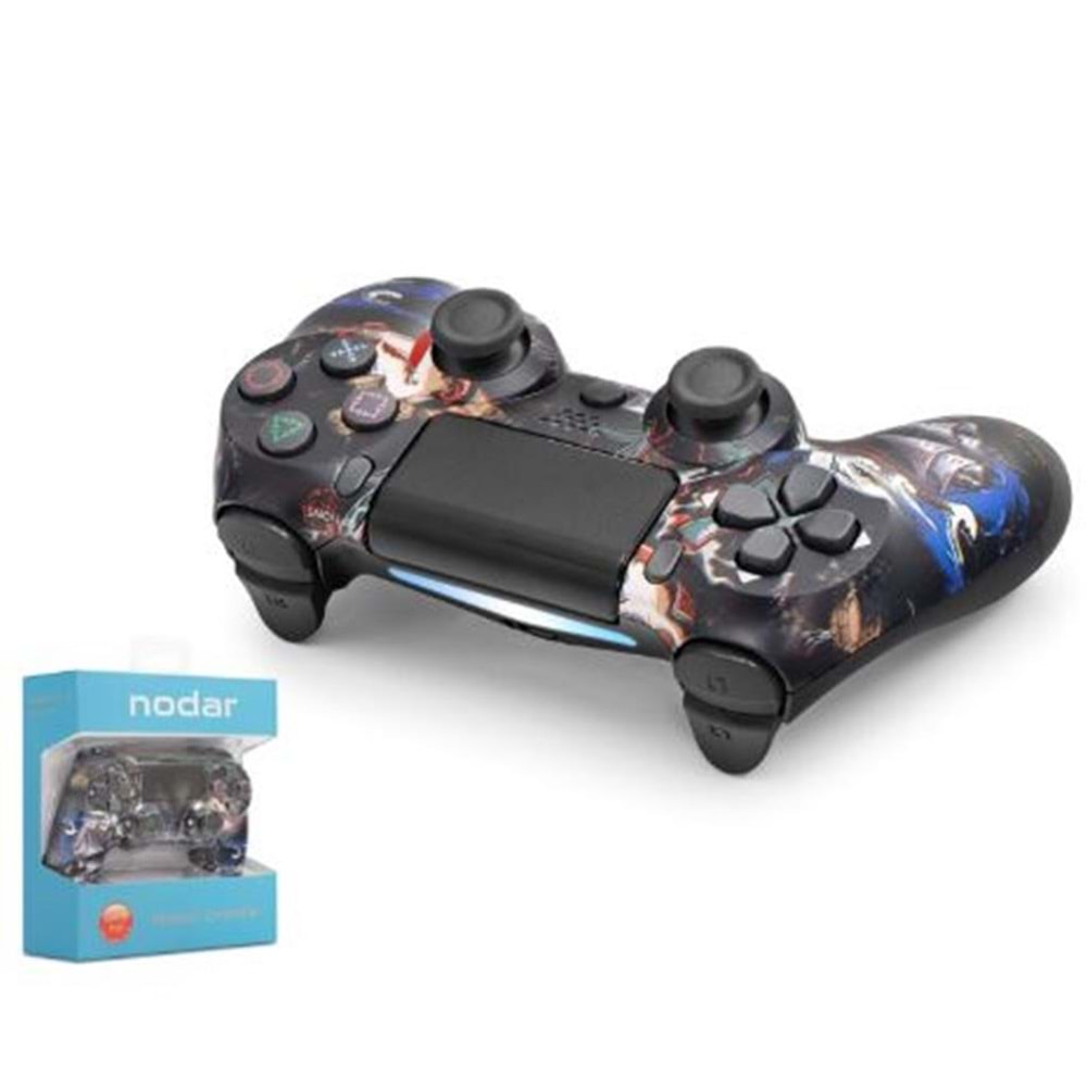 NODAR ND400AD PS4 Uyumlu Kablosuz GamePad Oyun Kolu - Çok Renkli