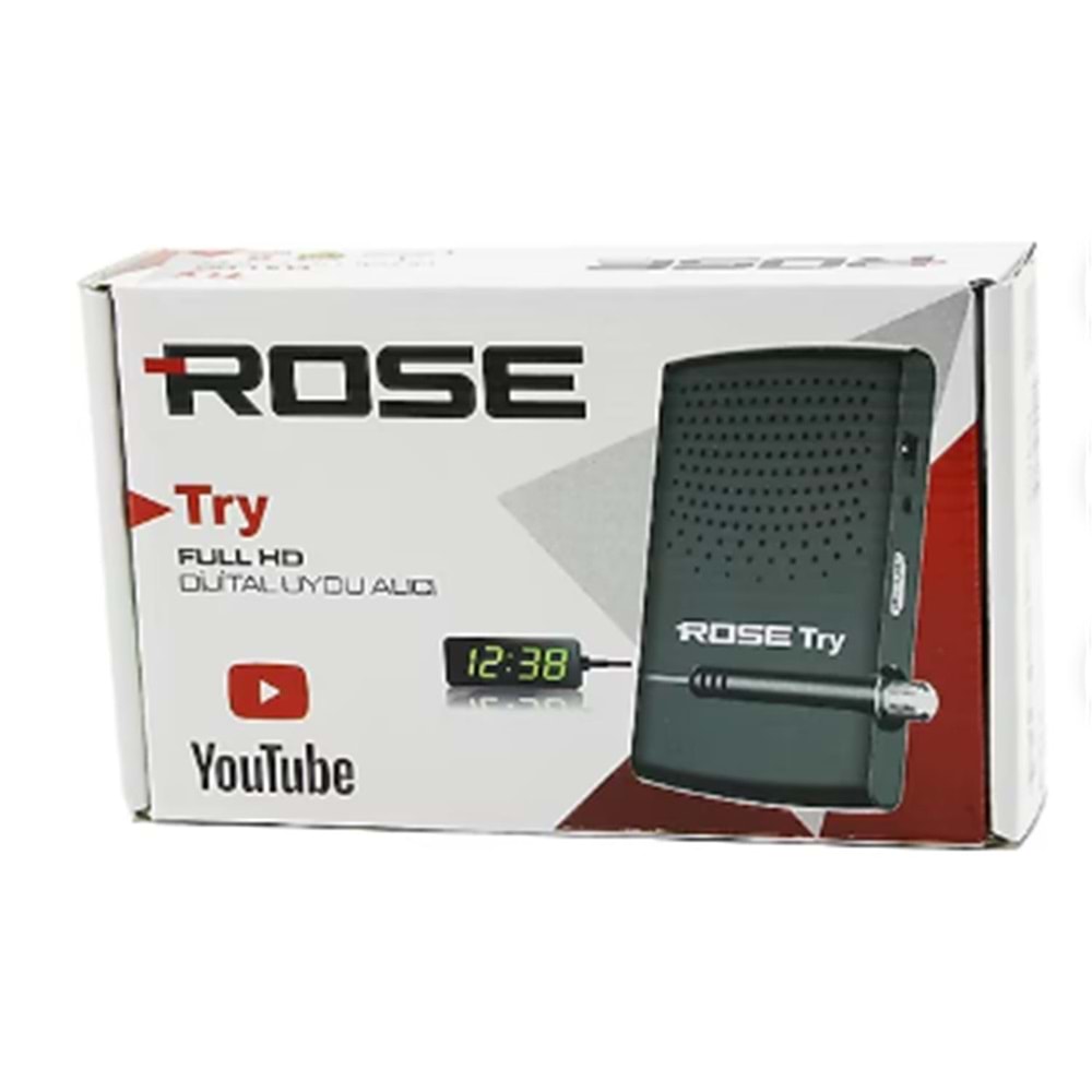 Rose Try Full Hd Digital Uydu Alıcısı 