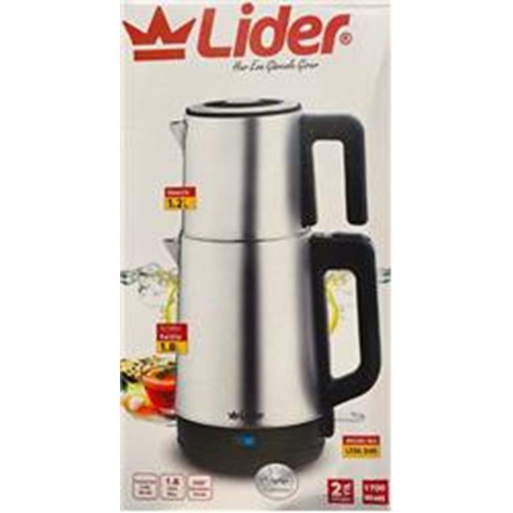 Lider Ltm-340 İkisi Bir Arada Elektrikli Çaycı Ve Kettle