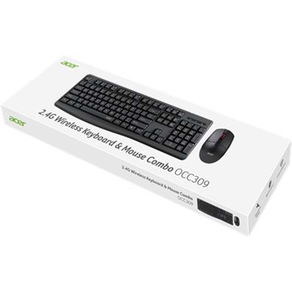 ACER OCC309 BK Kablosuz Klavye+ Mouse set